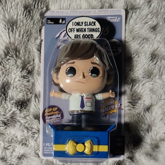 Funko Other - Funko Pop! Jim Halpert Figure - Blue and White
